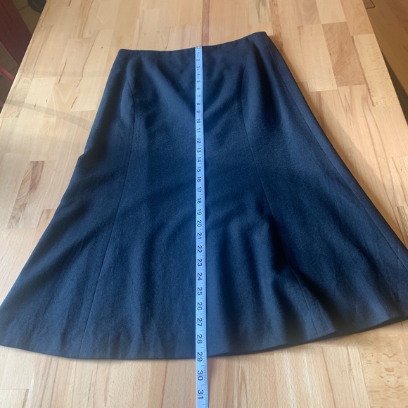 Talbots black A-line skirt wool size 4 - Picture 7 of 11